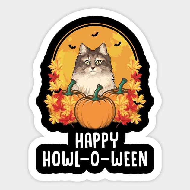 Cat Halloween Gift For Cat Lovers Sticker by Hound mom